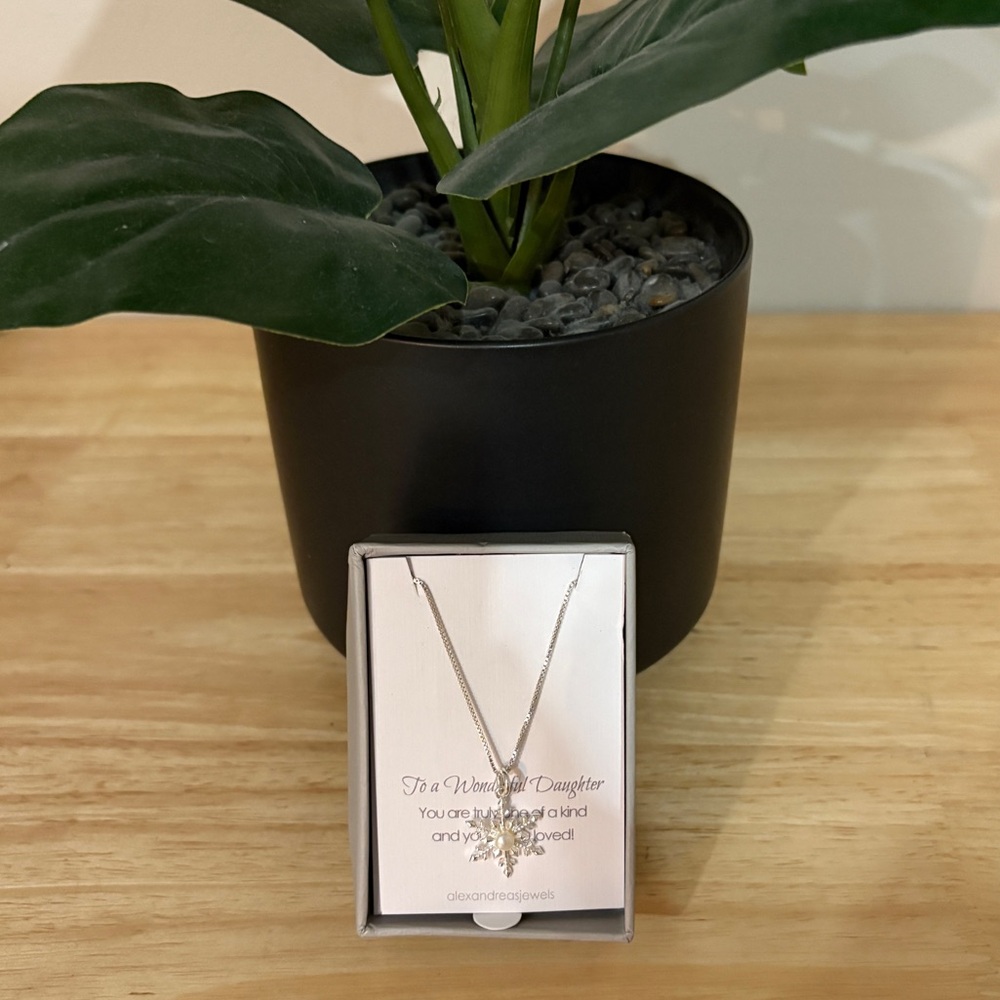 Elegant Silver Necklace by Alexandreasjewels